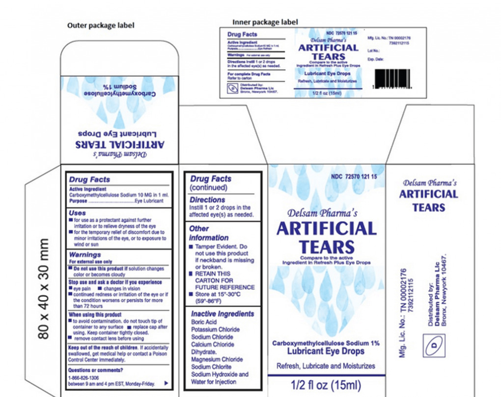 Image of contaminated Desalm artificial tears product